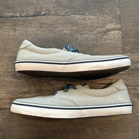 Sperry Little Boy 2 Gray Spinnaker Washable Canvas Boat Shoes - Picture 14 of 14